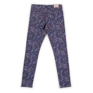 LEVI'S girl's Denim Legging multicolor purple pink blue black dot jeans size 14